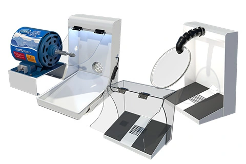 Explore benchtop debris capture accessories from Quatro Air